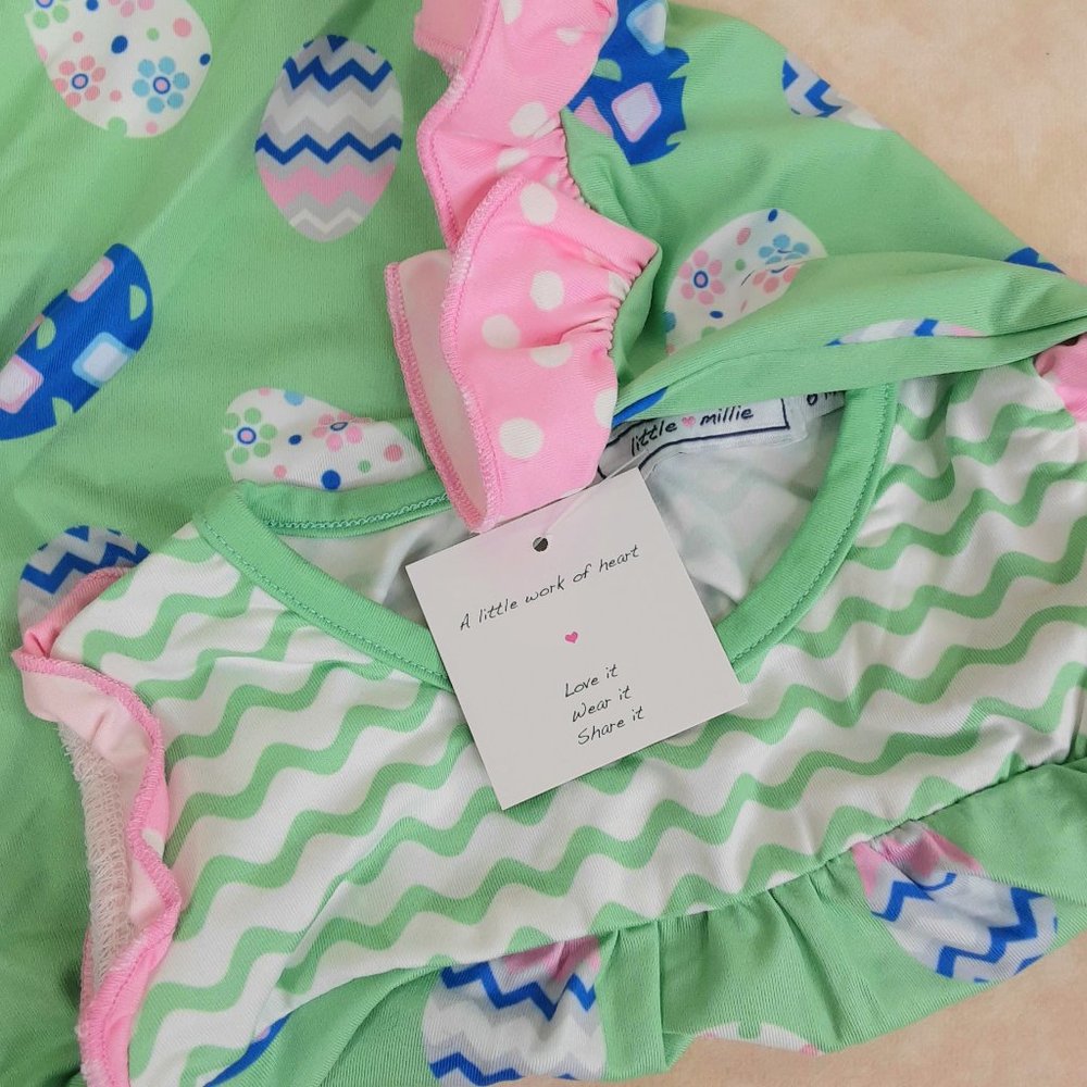 'LITTLE MILLIE' RUFFLE ROMPER - Picture 6 of 14